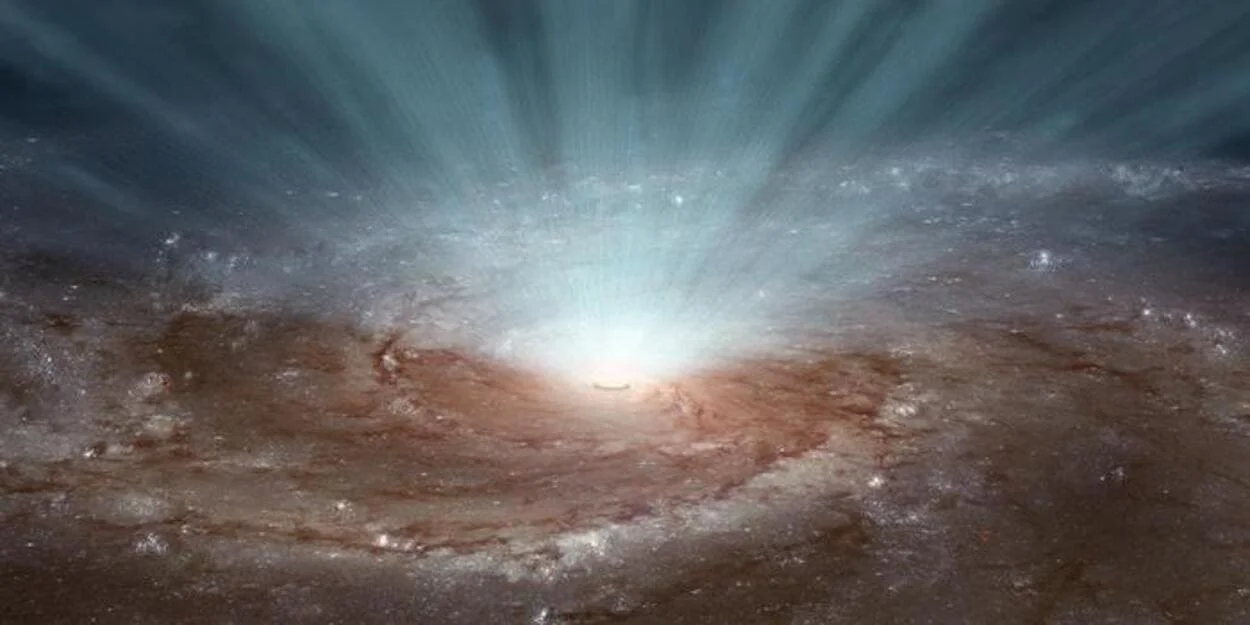 Vientos de agujeros negros supermasivos podrían explicar la misteriosa radiación cósmica de alta energía