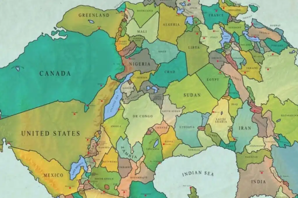 Científicos revelan el mapa del supercontinente que dominará el planeta en 250 millones de años