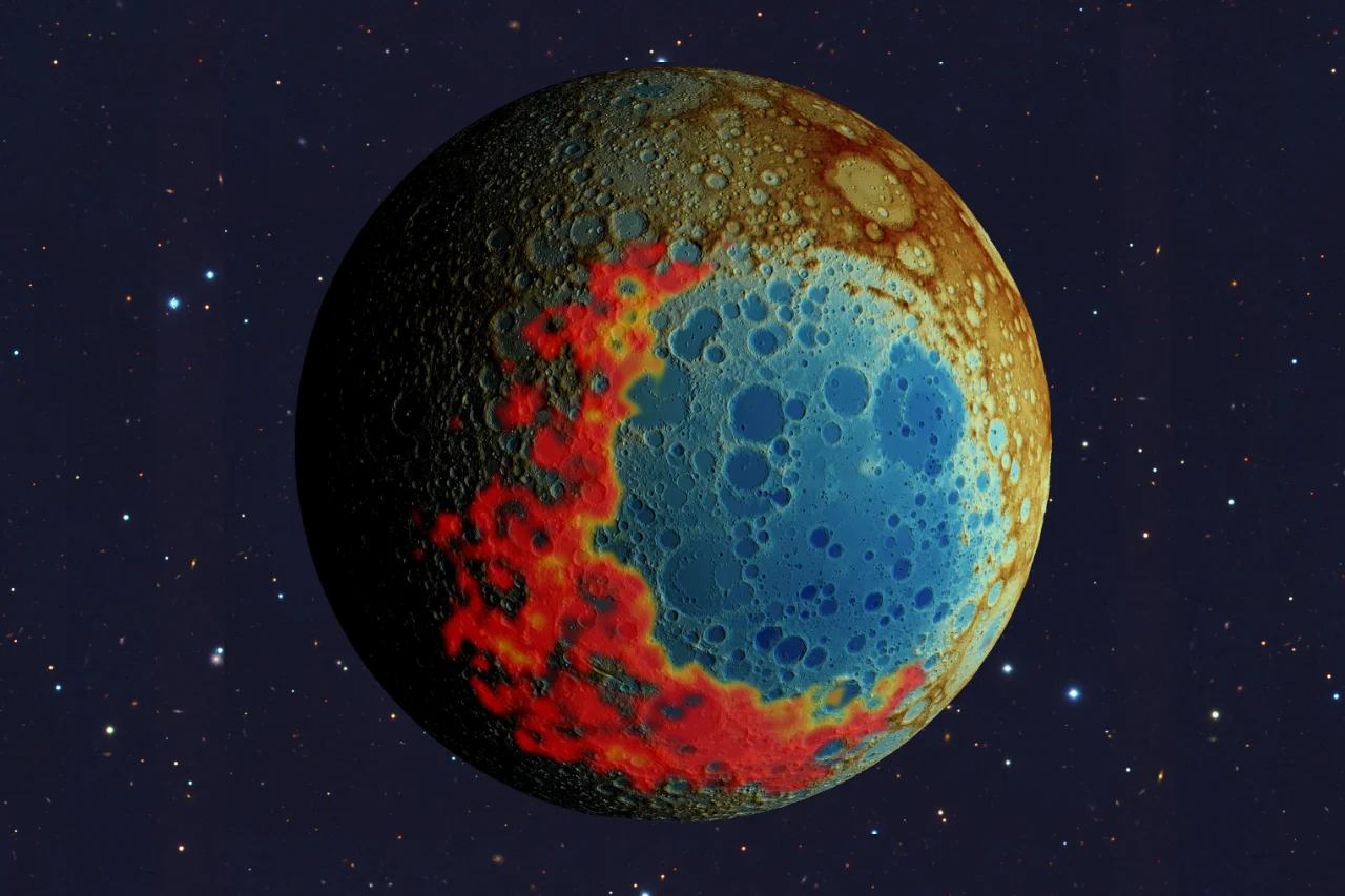 El impacto más grande de la Luna provocó una erupción radiactiva hace 4.300 millones de años