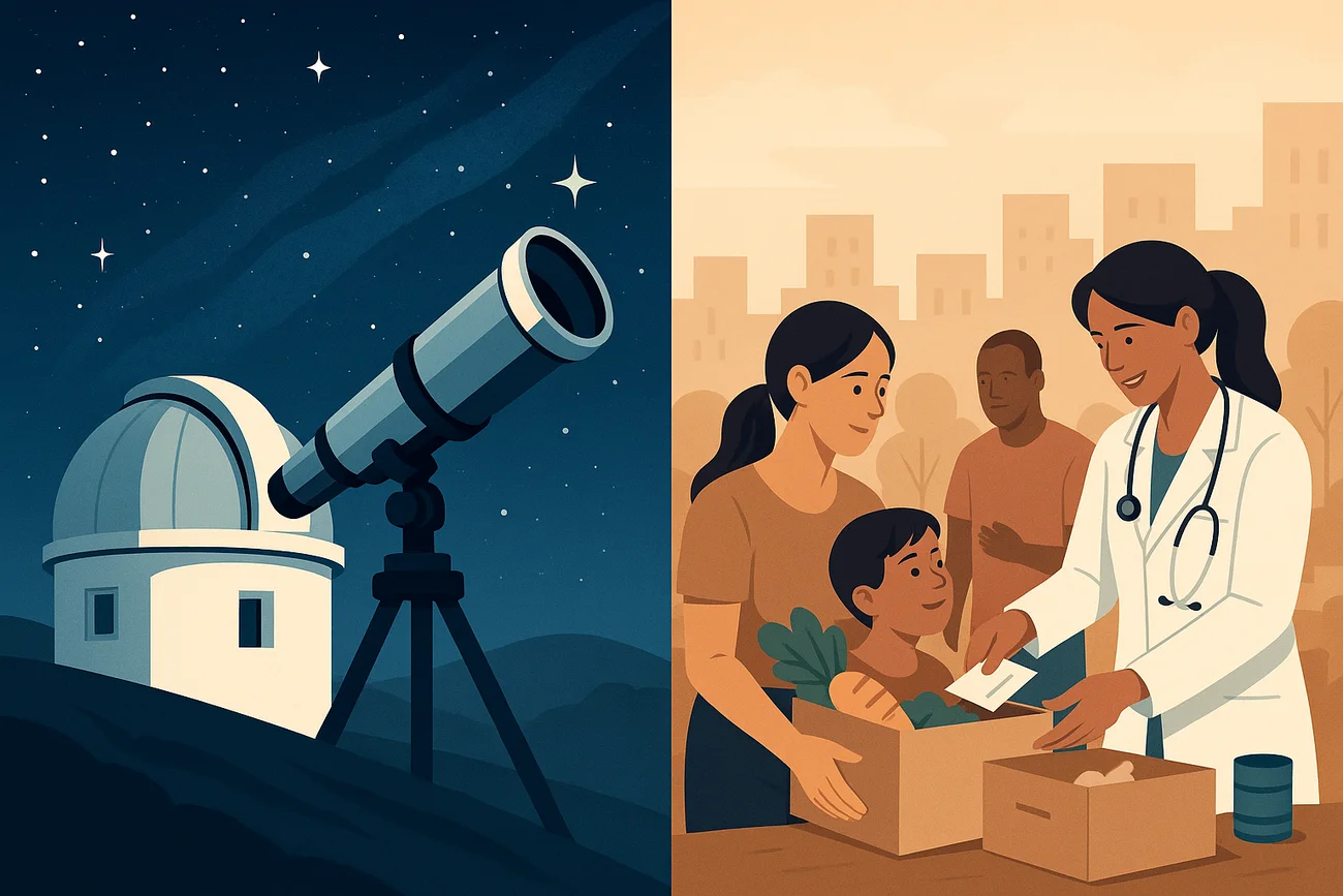 ¿Debería la humanidad invertir más en astronomía mientras existen necesidades urgentes en la Tierra?