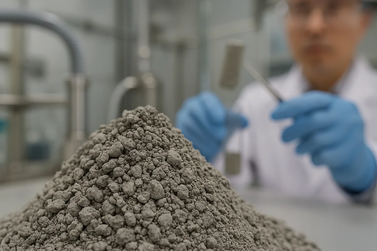 China logra transformar residuos sólidos y CO₂ en material cementante para la minería sostenible