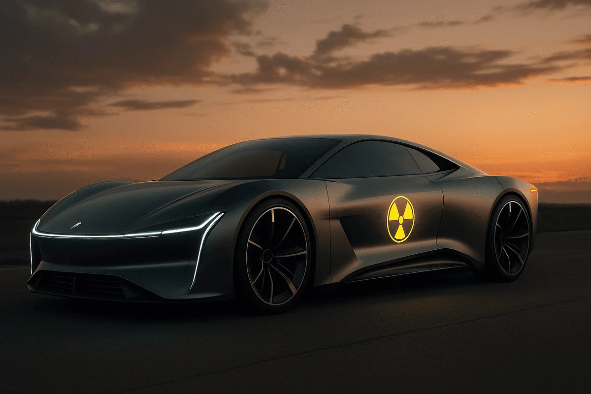 Un coche que nunca se recarga: el sueño nuclear con 100 años de autonomía