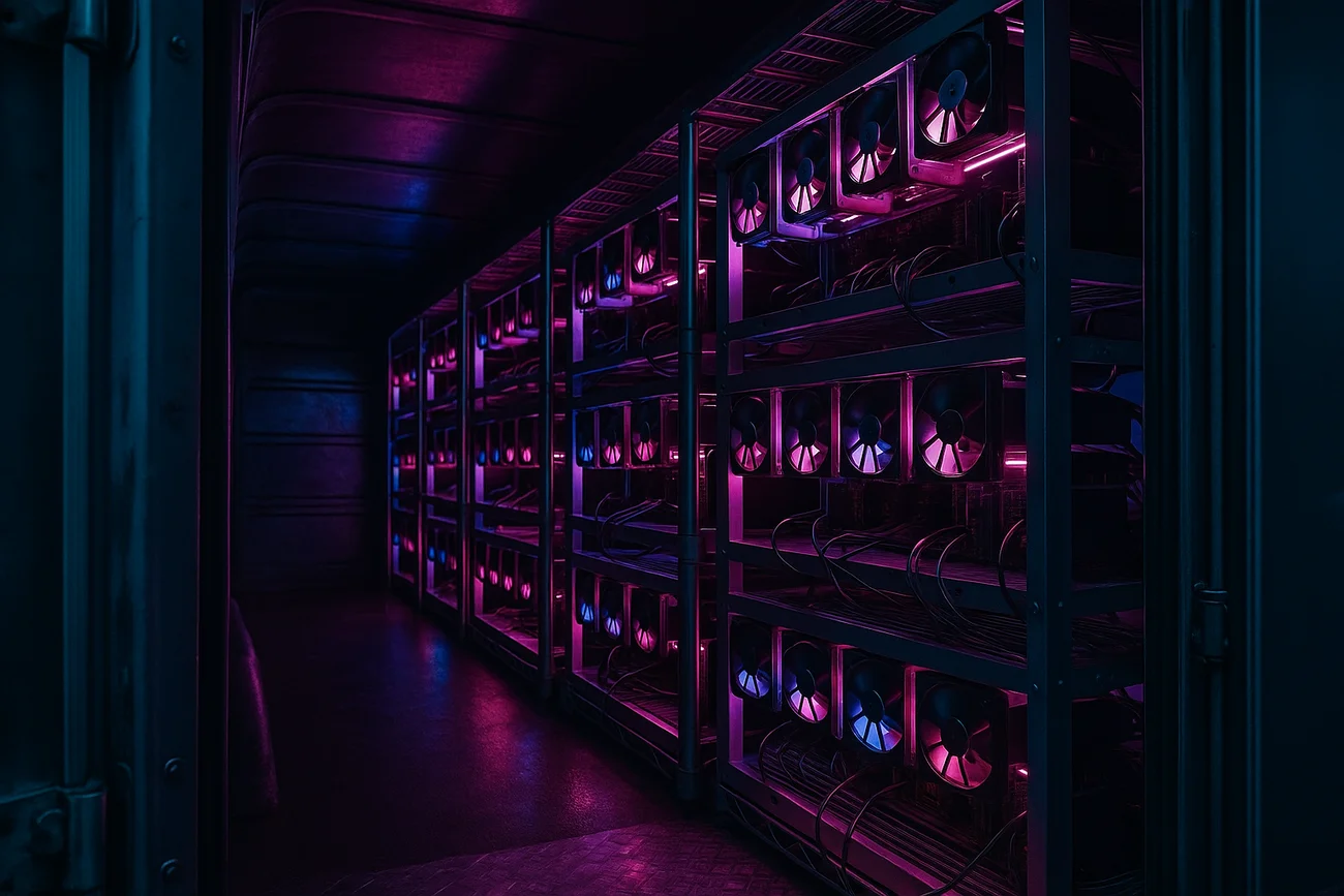 Roban electricidad a un pueblo ruso con un camión equipado con 95 mineros de Bitcoin