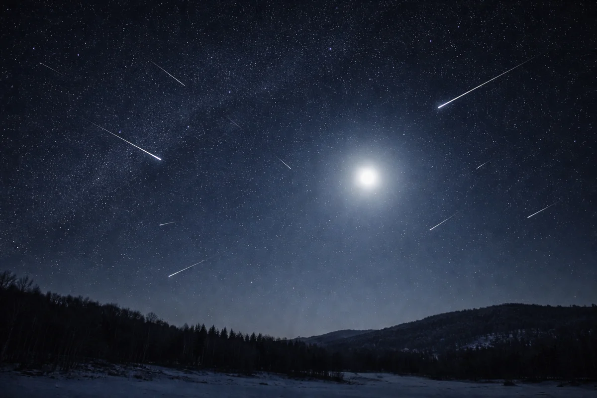 Qué esperar de la lluvia de meteoros Cuadrántidas durante los primeros días de 2026