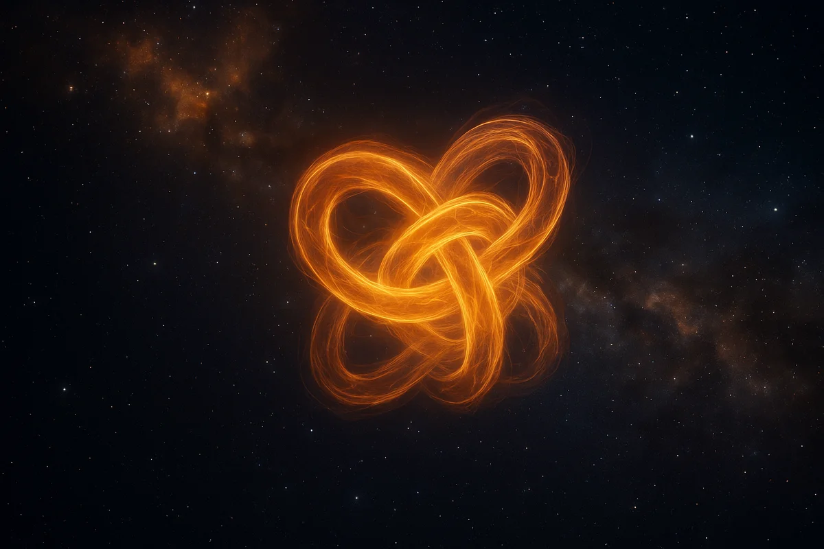 Una antigua teoría sobre nudos energéticos ofrece una nueva respuesta al misterio del cosmos