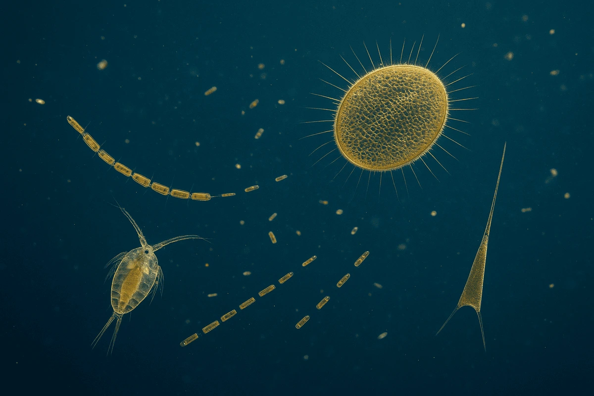 Plancton marino adapta sus lípidos para sobrevivir a cambios ambientales en los océanos