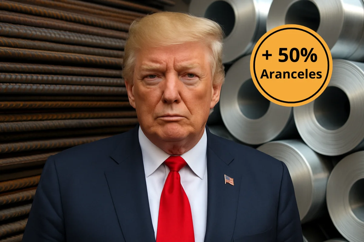 Nueva escalada arancelaria: Trump sube al 50% los impuestos al acero y aluminio importados