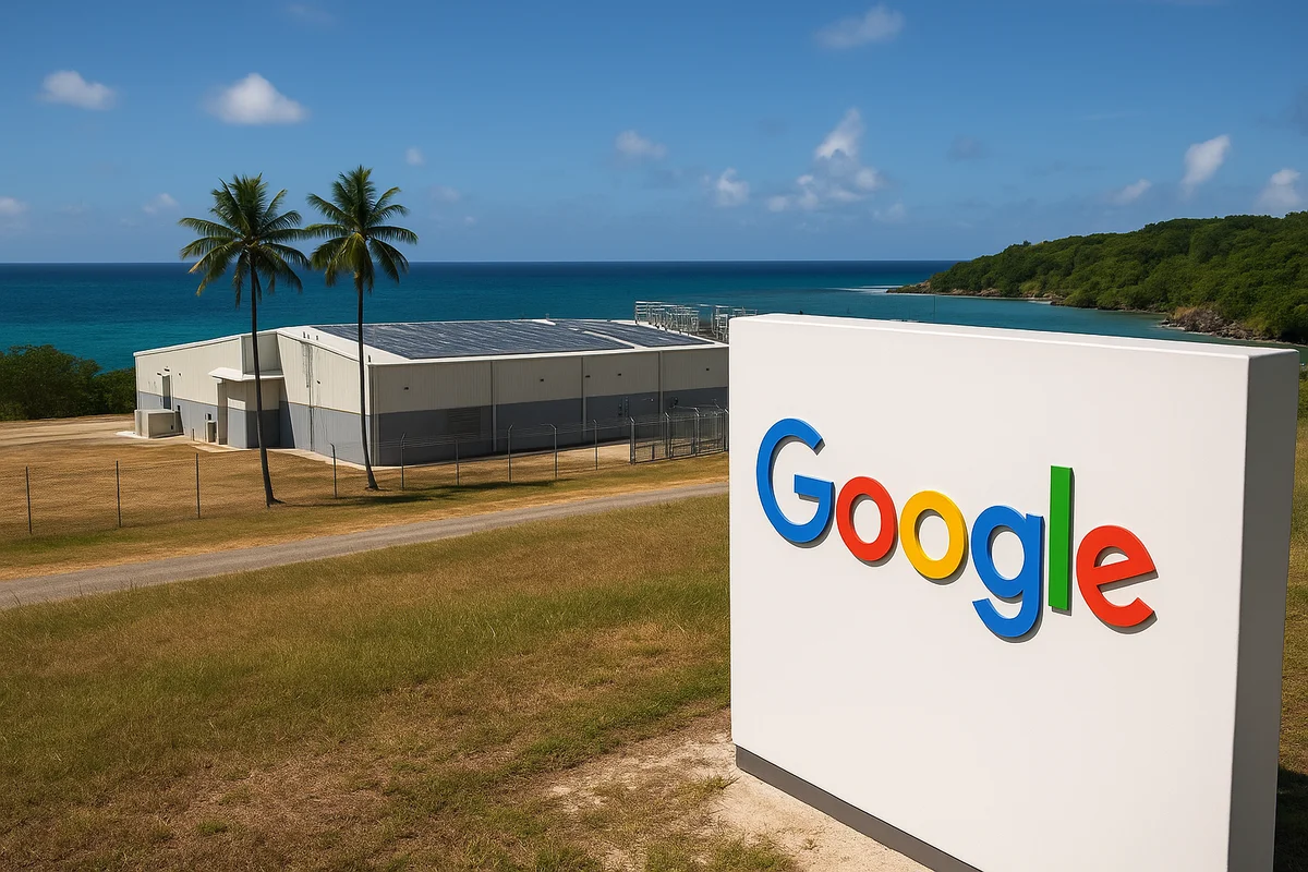 Centro de datos de Google en la Isla de Navidad