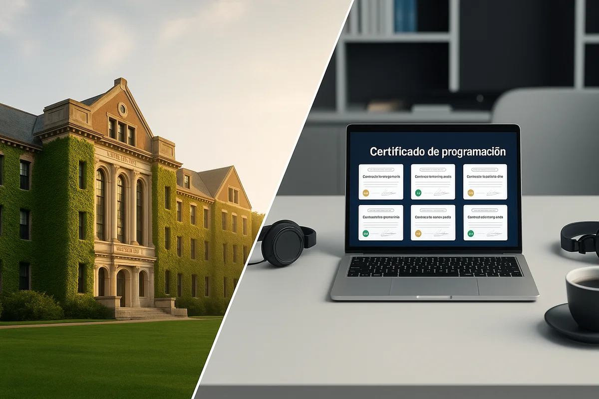 Certificaciones online compiten con títulos universitarios