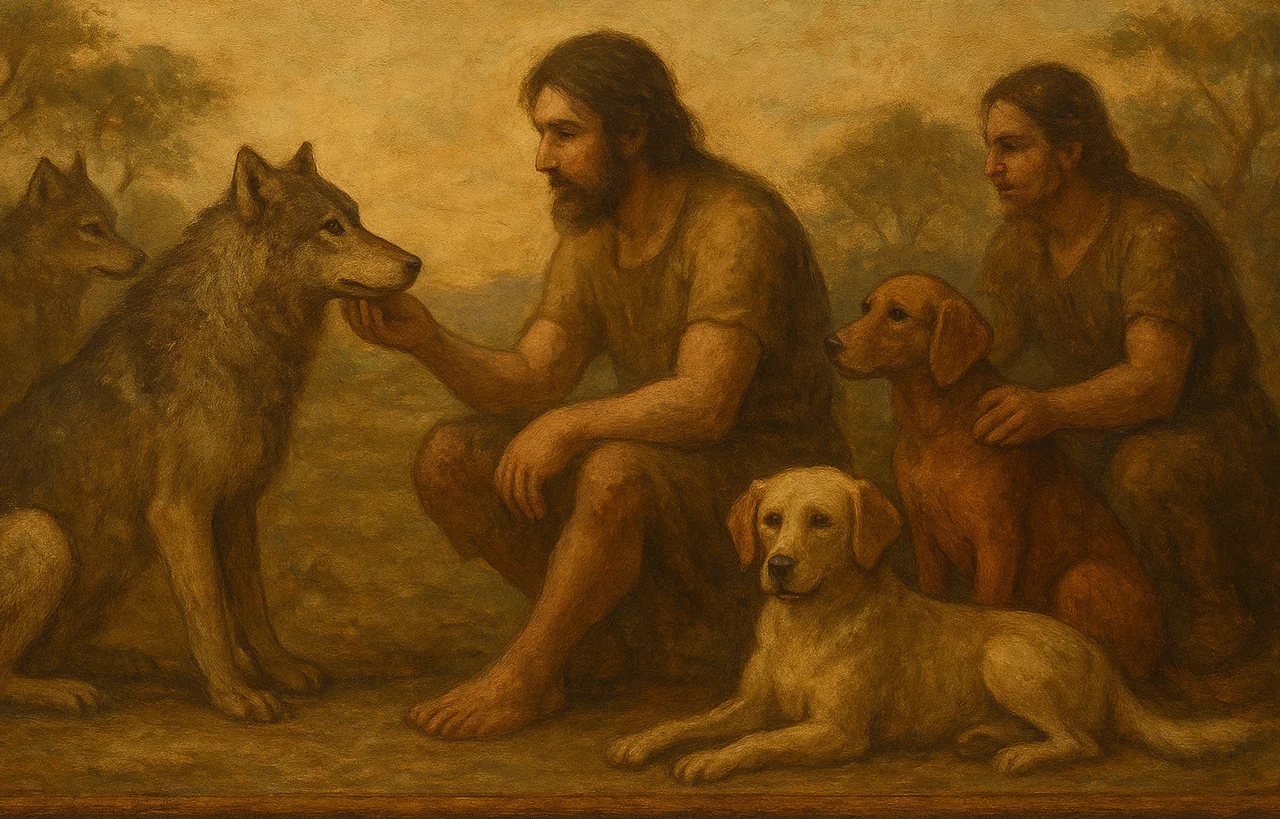 Cómo nuestros ancestros convirtieron lobos en perros domésticos