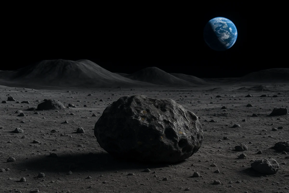 Un meteorito revela que la Luna tuvo actividad volcánica mucho más tiempo de lo pensado