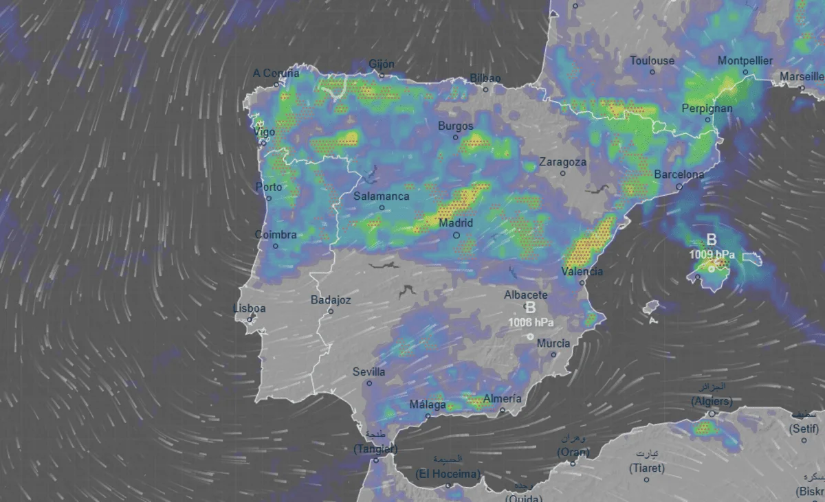 España se prepara para una semana de tormentas, frío polar y heladas inusuales