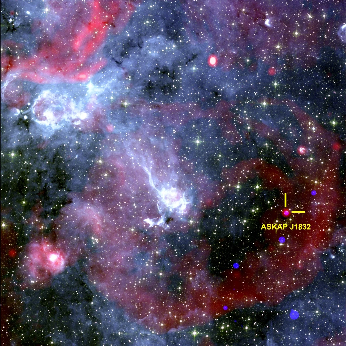 Descubren un misterioso objeto cósmico que emite pulsos de radio y rayos X en la Vía Láctea