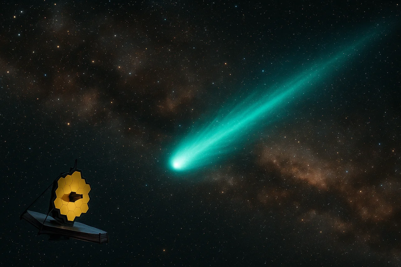 El James Webb revela la extraña composición del cometa interestelar 3I/ATLAS