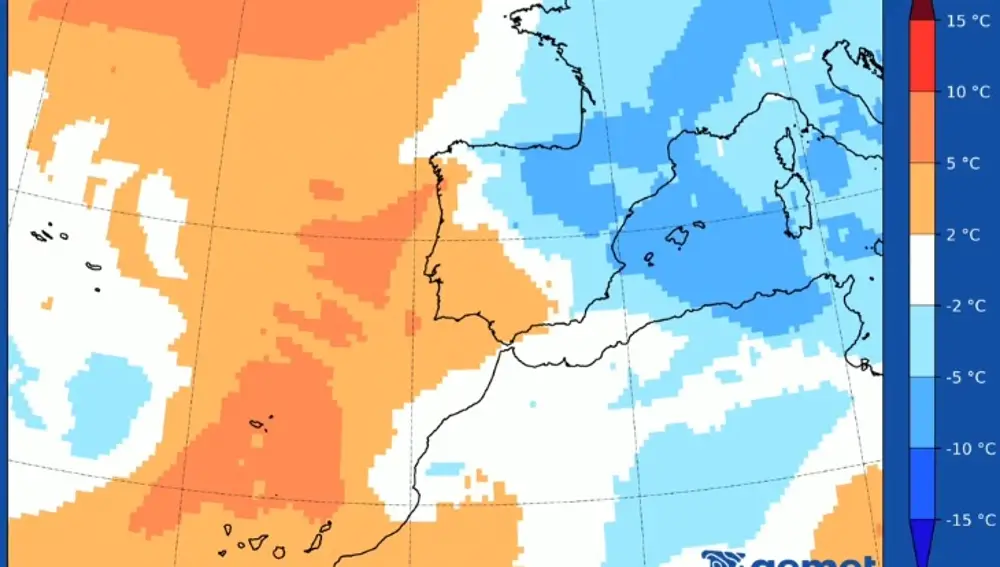 España se prepara para lluvias torrenciales y un notable descenso térmico según la última previsión de la AEMET