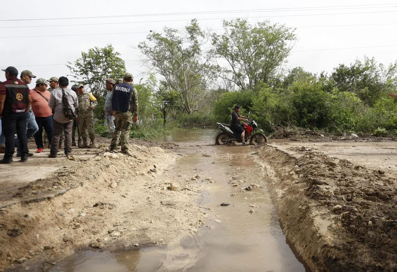 Inundaciones en el sur de Quintana Roo: comunidades de Bacalar y Chetumal en alerta máxima