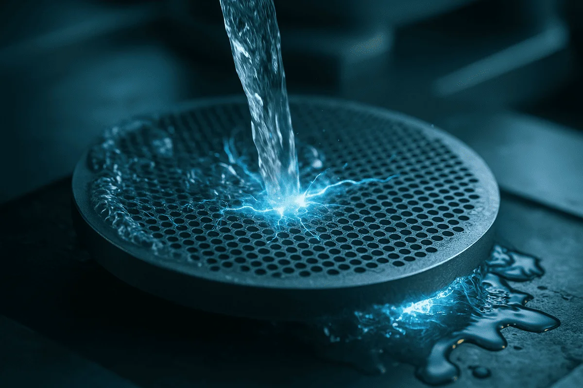 Científicos logran producir electricidad usando solo agua y silicio nanoporoso
