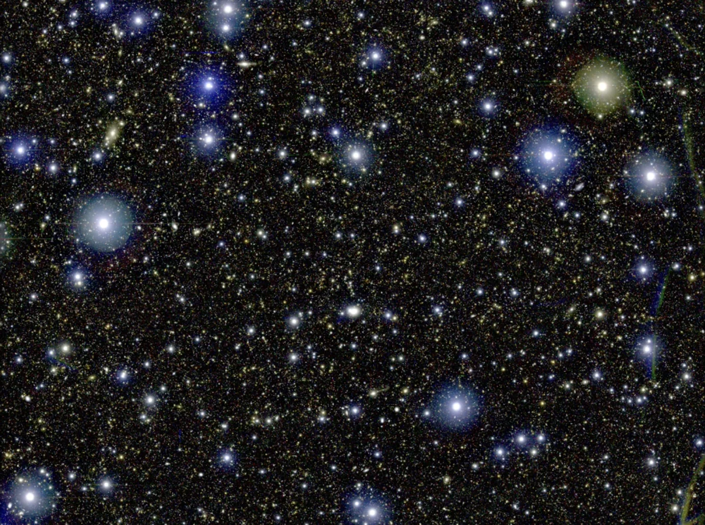 Región del cielo observada por el sondeo DEVILS para estudiar la evolución de galaxias