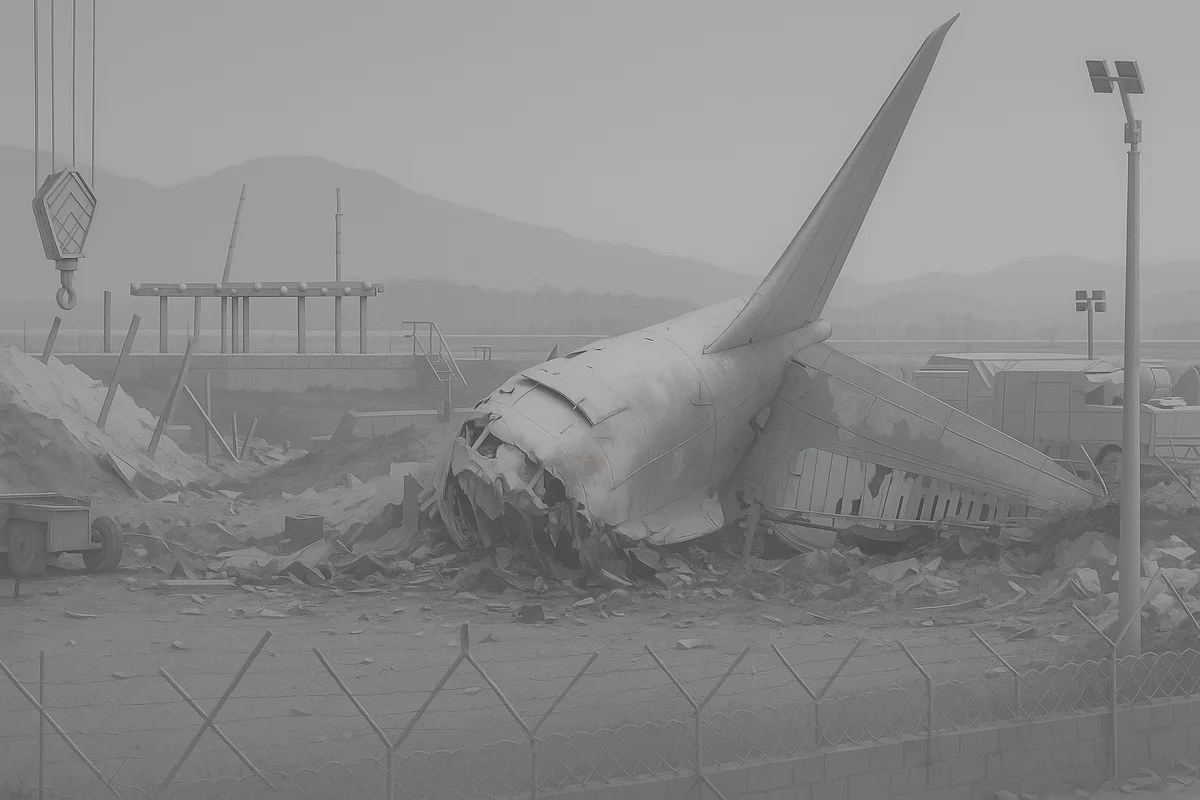 El motor izquierdo aún funcionaba cuando el avión Boeing 737-800 de Jeju Air se estrelló