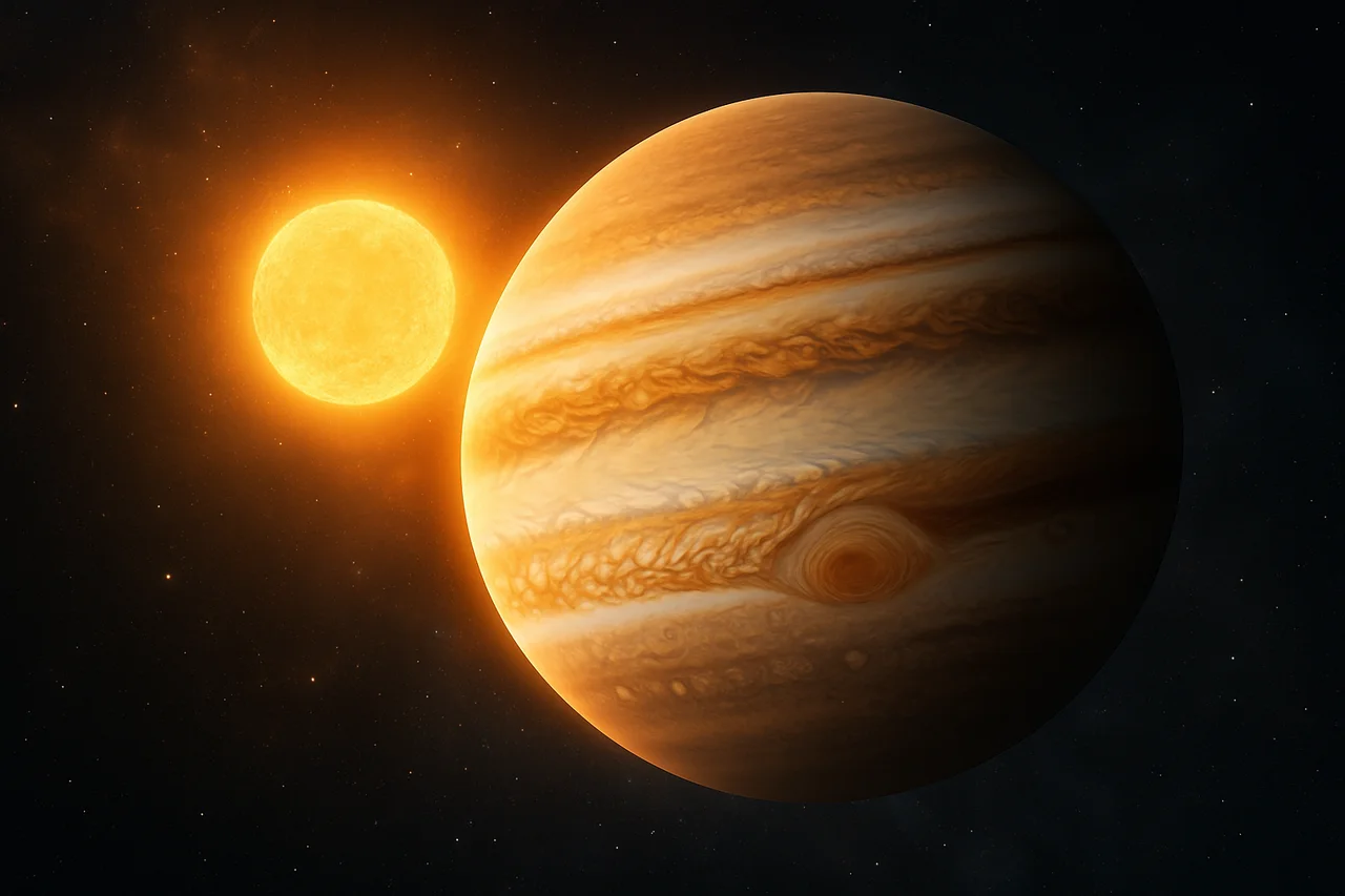 Científicos estudian los misteriosos “Júpiteres cálidos” para entender cómo se forman los planetas