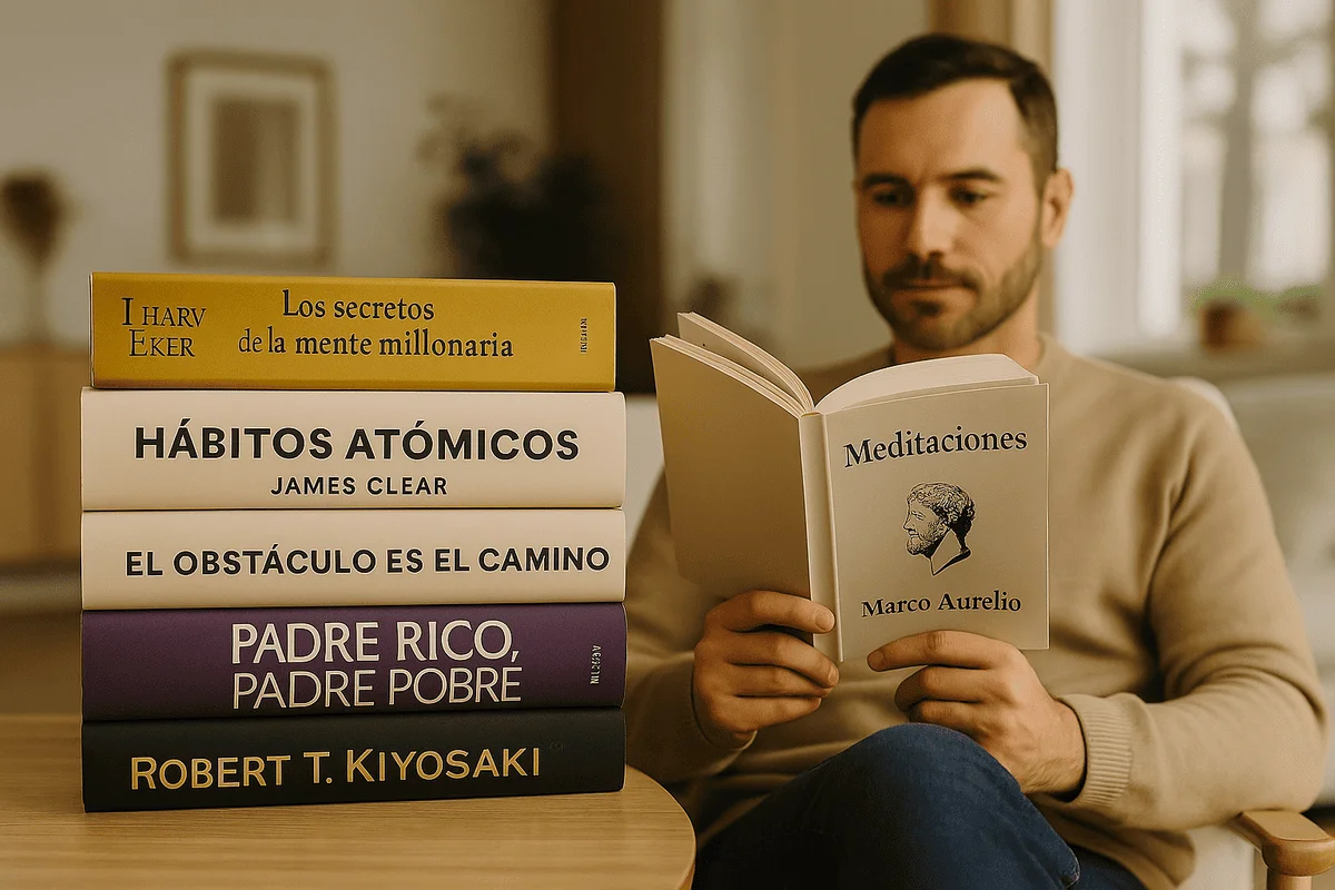 Los 5 libros que pueden cambiar tu forma de pensar, actuar y ganar dinero en 2025