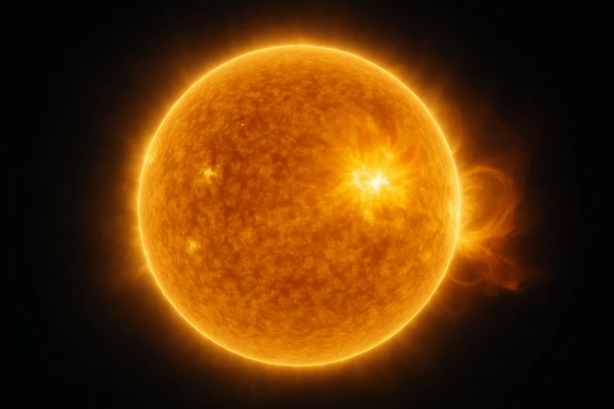 Descubren por qué las regiones más brillantes del Sol producen erupciones más lentas